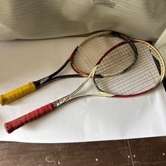 【中古品】ミズノ 軟式テニス ラケット 2本セット Techni...