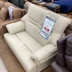 KE-64【新入荷 アウトレット】ハイバック 2シーターソファ ベージュ
