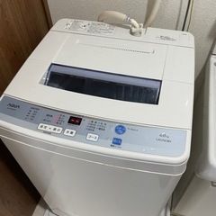 アクア　6.0kg　縦型洗濯機　AQW-S60D(W) 家電 生...