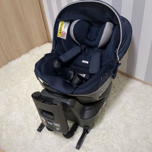 エールベベ クルット4iグランス BF887 ISOFIX  プラチナネイビー チャイルドシート ベビー用品