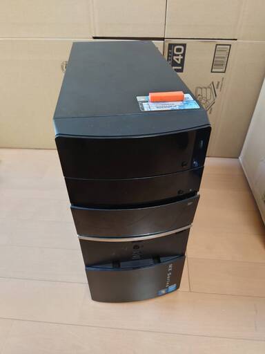 初期設定済み／デスクトップPC／Win10／CPU：i3-4130 3.40Ghz／メモリ：12GB／HDD：1TB／DVD／