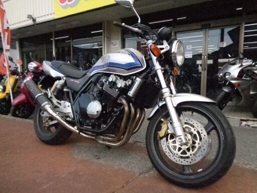 NO.5022　ＣＢ４００ＳＦＶ　ＶＴＥＣエンジン　カーボンマフラー付き　スペンサーカラー（シルバー＆ブルー）　☆彡