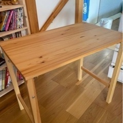 【無印良品】パイン材テーブル家具