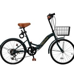 ‼️緊急値下げ‼️新品未使用品‼️　折りたたみ自転車　ダークグリーン