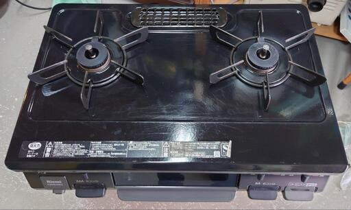 【中古】リンナイ　ガステーブル　LPガス　KGM64BK2L