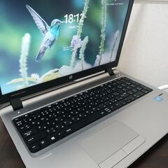 HPシルバー　シルバー　高速SSD搭載　メモリ4G CD/DVD...