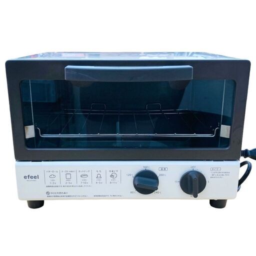 【REGASTOCK川崎店】アイリスオーヤマ オーブントースター 奥行きワイド 1000W EOT-100K