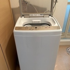 全自動洗濯機　AQUA  GLASS TOP 7.0kg