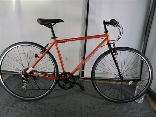Ｄ552　★12000円★整備済み スポーツ中古自転車 【クロスバイク　オレンジ　49ｃｍ】