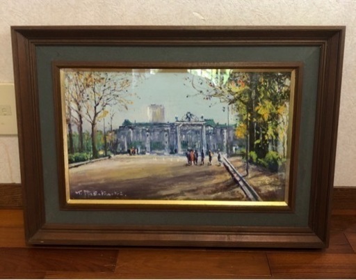 油絵 絵画 髙橋一善「四ツ谷」