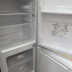 J4866 　★6か月保証★　NITORI　ニトリ　２ドア冷蔵庫　NTR-106WH　ホワイト　2022年製 クリーニング済み　【リユースのサカイ柏店】参考価格27,990円