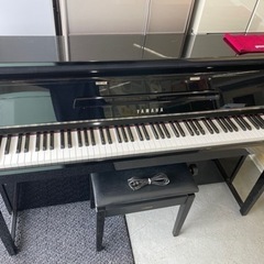 YAMAHA ヤマハ ハイブリッドピアノ NU1 2012年製 88鍵盤 電子ピアノ アップライトピアノ キーカバー/椅子付き 音出し確認済み