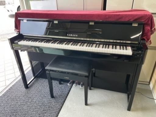 YAMAHA ヤマハ ハイブリッドピアノ NU1 2012年製 88鍵盤 電子ピアノ アップライトピアノ キーカバー/椅子付き 音出し確認済み