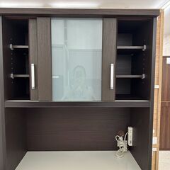 ★ジモティ割あり★ ニトリ レンジボード ダークブラウン H180×D40×W88 クリーニング済み TJ6143 ☆ジモティ割あり☆ ニトリ レンジボード ダークブラウン H180×D40×W88