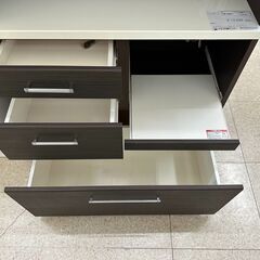 ☆ジモティ割あり☆ ニトリ レンジボード ダークブラウン H180×D40×W88