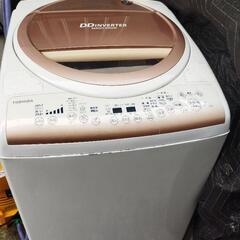 乾燥機付き洗濯機9㌔　東芝　運搬可能　