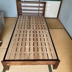家具 （木製シングルベッド）