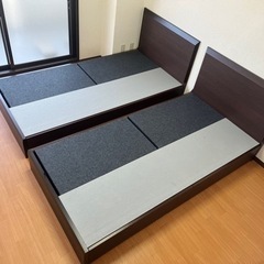最終値下げ]Sealyシングルベッドフレーム2セット