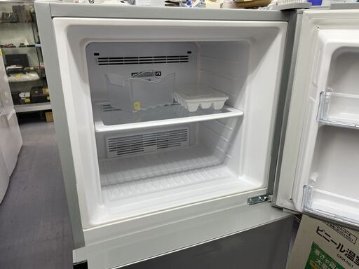 ③日立 冷蔵庫 203L 2017年製 2ドア HITACHI R-20FA シルバー 200L