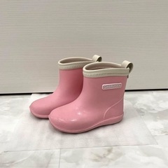 【美品】ソフィティカ　子供用長靴ピンク 14cm