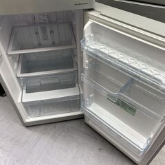 ②日立 冷蔵庫 203L 2016年製 2ドア HITACHI R-20FA シルバー 200Lクラス 札幌市手稲区