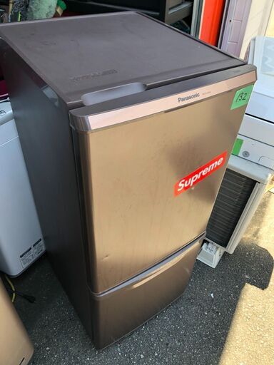 NO 132❗️配送無料 パナソニック Panasonic 冷蔵庫(138L 右開き) 2ドア マホガニーブラウン NR-B148W-T
