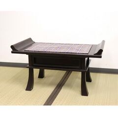 ≪U782-イ10ジ≫ 【在庫品】 経台/経机 木製 引き出し付き 幅62㎝/高さ