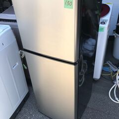 NO130❗️配送無料 アズマ 冷蔵庫 136L 2ドア MR-ST136A シルバー 2019年製 一人暮らし 洗浄・除菌済み