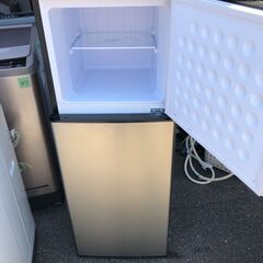 NO130❗️配送無料 アズマ 冷蔵庫 136L 2ドア MR-ST136A シルバー 2019年製 一人暮らし 洗浄・除菌済み
