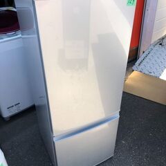 NO 129❗️配送無料 シャープ SHARP 冷蔵庫 （167L・つけかえどっちもドア） 2ドア シルバー系 SJ-D17A-S