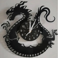 新品 掛け時計 ドラゴン 
