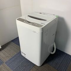 (240530)　シャープ　全自動電気洗濯機　4.5kg　ES-...