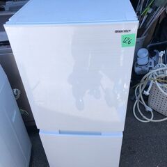 NO 126北九州市内配送設置無料　2022年式 シャープ SHARP 冷蔵庫(幅49.5cm) SJ-D15H-W 152L