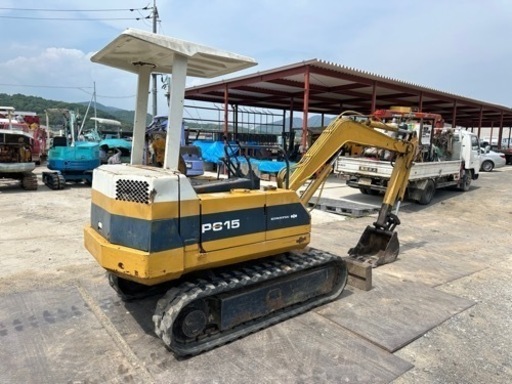 コマツKOMATSU PC15-2 ユンボ 3385時間. 1.5トンクラス