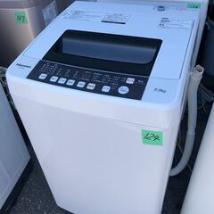 NO 124❗️北九州市内配送設置可能 ハイセンス 全自動 洗濯機 5.5kg HW-T55C 