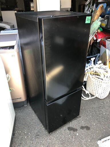 NO 123❗️北九州市内配送無料　2022年式 冷蔵庫 ブラック AT-RF160-BK [2ドア /右開きタイプ /162L]（