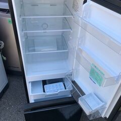NO 123❗️北九州市内配送無料 2022年式 冷蔵庫 ブラック AT-RF160-BK