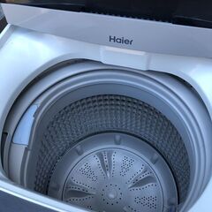 NO 122❗️配送設置無料　2020年式 ハイアール 4.5kg 全自動洗濯機 ブラックhaier JW-C45D-K