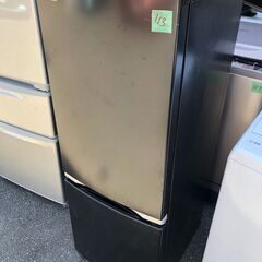 NO 113❗️配送無料　2020年 東芝 TOSHIBA 冷蔵庫 （153L・右開き） 2ドア メタリックブラック GR-R15BS（K）