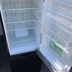 NO 113❗️配送無料　2020年 東芝 TOSHIBA 冷蔵庫 （153L・右開き） 2ドア メタリックブラック GR-R15BS（K）