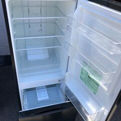 NO 113❗️配送無料　2020年 東芝 TOSHIBA 冷蔵庫 （153L・右開き） 2ドア メタリックブラック GR-R15BS（K）