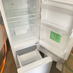 NO 137❗️ 配送無料　2019年式 YAMADASELECT(ヤマダセレクト） YRZF15G1 2ドア冷蔵庫 (156L・右開き) ホワイト