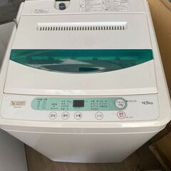 NO 138❗️ 配送設置無料 2020年式 YAMADASELECT(ヤマダセレクト） YWMT45G1 ヤマダ電機オリジナル 全自動電気洗濯機 (4.5kg)
