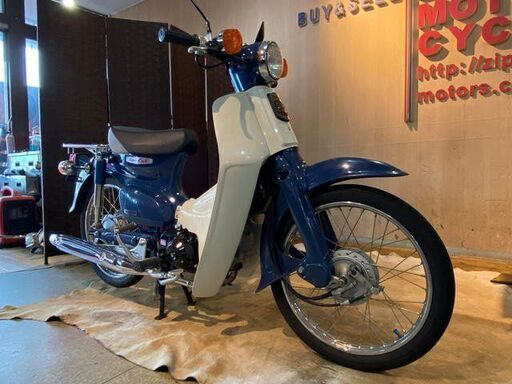 □HONDA SUPER CUB 50 AA01 ホンダ スーパーカブ 50 インジェクション 50cc 2612km 紺 実動! 自賠R6.10 原付 スクーター バイク 札幌発★