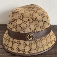 Gucci キャンバス フェドラハット帽子