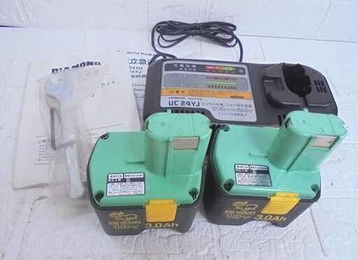 DIAMOND コードレススラブメッシュカッター DSC-13 充電器、バッテリ×2付き 切断 電動工具 IKK 札幌市 白石店 DIAMOND コードレススラブメッシュカッター DSC-13 充電器、バッテリ×2