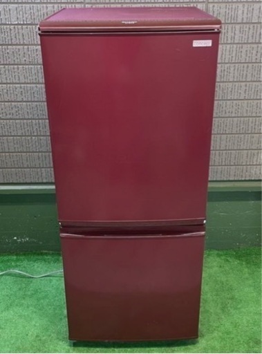 (送料無料) 2019年 極美品 冷蔵庫 137L 霜取り不要 ドア付け替え自由 シャープ ⑦