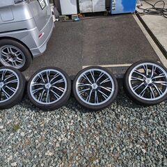 軽自動車用ホイール　16インチ　165/40R16　タイヤバリ溝　ホイルもきれい　４本セット　ムーブとかタントとかワゴンRとか　