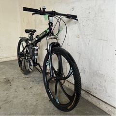 350(U)□岐阜発　△FLYING PIGEON/マウンテンバイク/FG-660/3×7段変速/走行確認/折りたたみ/ディスクブレーキ/現状品　R6.5/1□