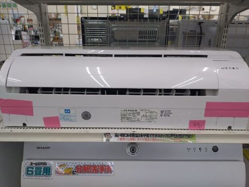 ★ジモティー割引有★ シャープ 2.2kwルームエアコン AY-N22D-W 冷房・暖房兼用 2021年製 中古品